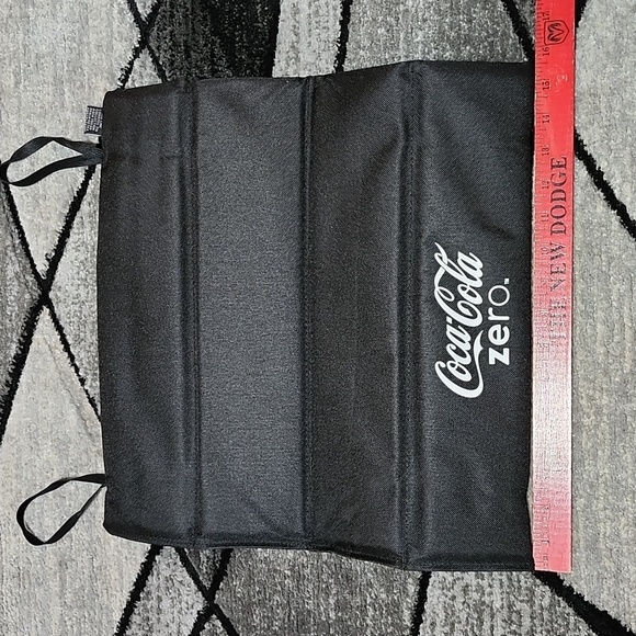 VINTAGE NASCAR COCA-COLA ZERO DRAWSTRING COOLER BACKPACK FOLD STADIUM SEAT CUSHI - Picture 10 of 14